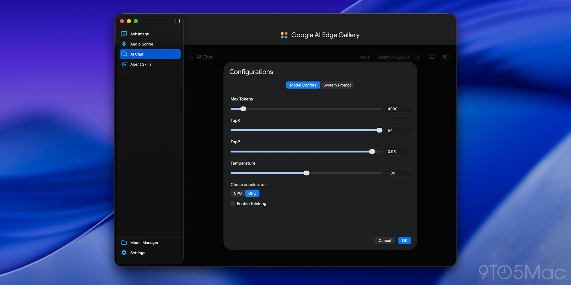 谷歌 AI Edge Gallery 登陆苹果 Mac 设备，16GB 内存可跑 Gemma 4 12B 模型